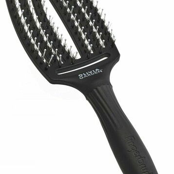 Olivia Garden Fingerbrush Care Iconic - szczotka do wlosow, czarna