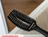 Olivia Garden Fingerbrush Care Iconic - szczotka do wlosow, czarna – zdjęcie 2