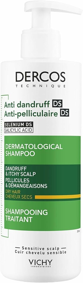 Vichy Dercos Technique 390 ml - szampon przeciwlupiezowy