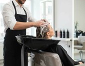 ALTEAX Przenosna myjka fryzjerska z regulacja wysokosci i nachylenia – zdjęcie 2