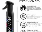 FRAMAR czarna butelka z rozpylaczem do włosów 250 ml – zdjęcie 2