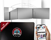 Lipfi's BarberShop lustro fryzjerskie 360 trójdzielne 3-stronne – zdjęcie 2