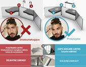 Lipfi's BarberShop lustro fryzjerskie 360 trójdzielne 3-stronne – zdjęcie 3