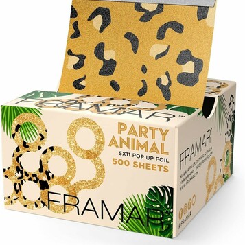 FRAMAR Folia Fryzjerska Aluminiowa Panterka 500 arkuszy
