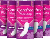 Carefree Wkładki higieniczne Plus Long 5x40 szt. – zdjęcie 1