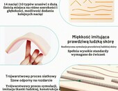Cresbel Zestaw do nauki szwow chirurgicznych z silikonowa poduszka – zdjęcie 4
