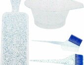 LALADEFIEE miseczka i pędzelek do farbowania włosów – zdjęcie 1