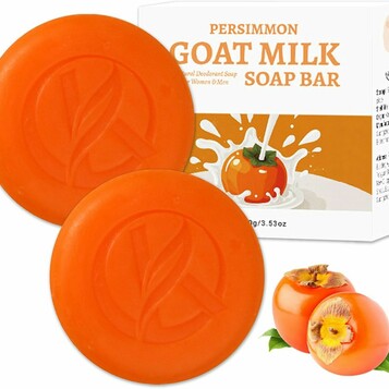 ARCHIDATE Mydło w kostce z kaki 2x200 g – naturalne mydło do ciała