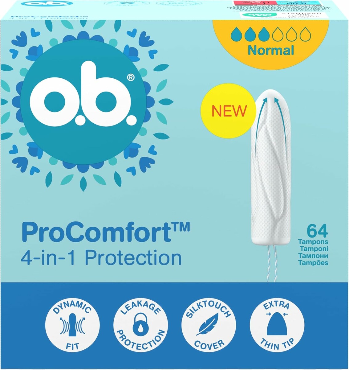 o.b. ProComfort Normal Tampony 64 sztuki