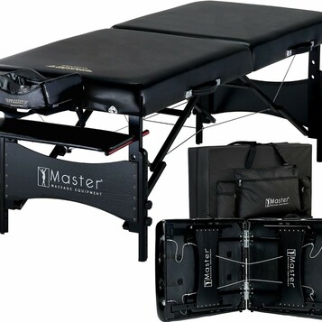 Master Massage Galaxy - przenosny stol do masazu 76 cm, czarny