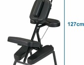 Master Massage Apollo - przenosne krzeslo do masazu, czarne – zdjęcie 3
