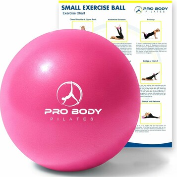 Mini piłka rehabilitacyjna 23 cm ProBody Pilates, stan: nowy