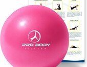 ProBody Pilates Mini piłka rehabilitacyjna 23 cm, różowa – zdjęcie 1
