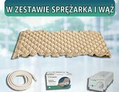 OrtoPrime Materac przeciwodleżynowy z kompresorem, 200x90 cm – zdjęcie 2