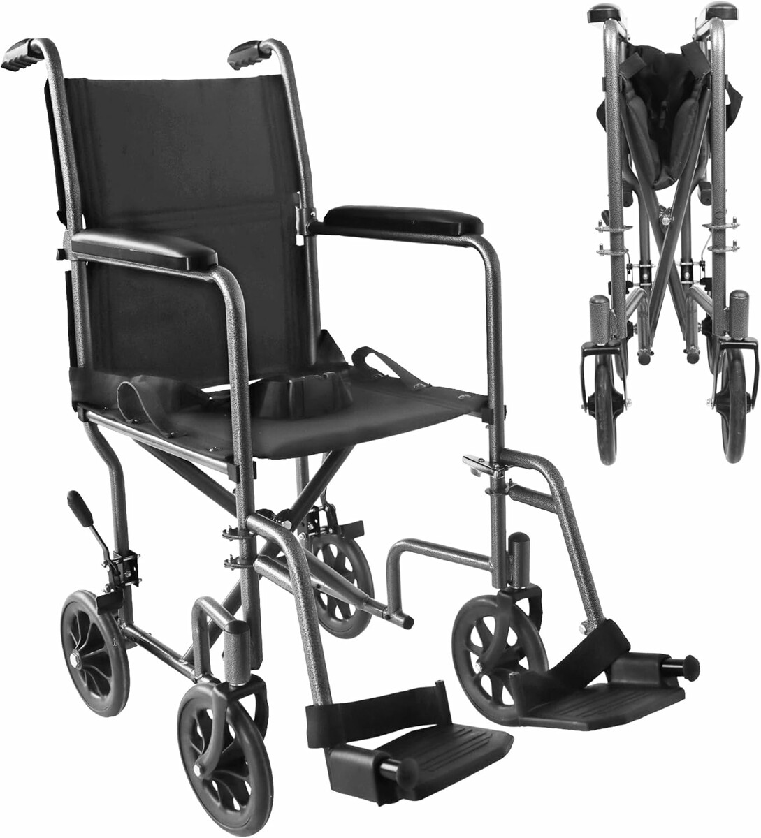 PEPE Mobility Wózek inwalidzki składany, wąskie siedzisko 38 cm