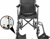 PEPE Mobility Wózek inwalidzki składany, wąskie siedzisko 38 cm – zdjęcie 4