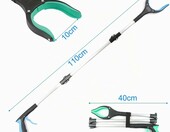 Chwytak do podnoszenia 109 cm, 2 szt., aluminiowy - pomoc dla seniorow – zdjęcie 2