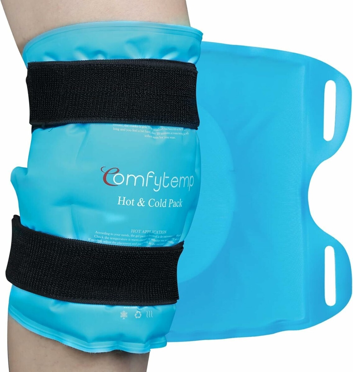 Comfytemp Żelowy okład na kolano, terapia zimnem i ciepłem 35x27 cm