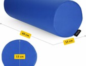 4FIZJO Wałek rehabilitacyjny 60x15 cm – kształtka do masażu, niebieski – zdjęcie 2
