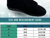 OrtoPrime Buty ortopedyczne pooperacyjne unisex, szerokie, czarne – zdjęcie 3