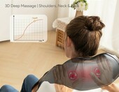 Brelley Masazer do karku i pleców Shiatsu z funkcja grzania – zdjęcie 2
