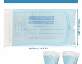 Behogan Torebki do sterylizacji autoklawowe 200 szt., 90x260 mm – zdjęcie 2