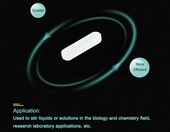 QUARKZMAN Mieszadelka magnetyczne PTFE 36 szt. 30x8 mm do mieszadel lab. – zdjęcie 4