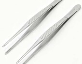 YUMILI Peseta chirurgiczna zabkowana 2 szt. – stal nierdzewna 304, 14 cm – zdjęcie 1