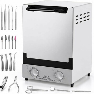 TECKZOON Sterylizator na sucho 12 l, 1000 W, do 250°C
