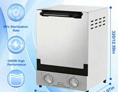 TECKZOON Sterylizator na sucho 12 l, 1000 W, do 250°C – zdjęcie 3