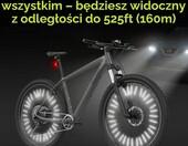 Odblaskowe reflektory na szprychy roweru VELMIA – zdjęcie 2