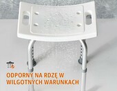 Krzesło prysznicowe VEVOR z regulacją wysokości – zdjęcie 4
