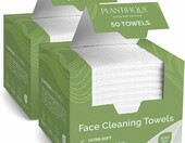 Jednorazowe ręczniki do twarzy PLANTIFIQUE – 100 sztuk – zdjęcie 1