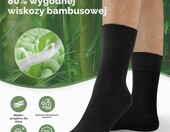 Bezuciskowe skarpety bambusowe dla diabetyków – 6 par – zdjęcie 4