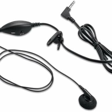 Słuchawki douszne z mikrofonem PTT Garmin (stan nowy)