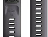 Garmin QuickFit 20 mm - pasek silikonowy, łupkowy szary z osprzętem ametystowym – zdjęcie 2