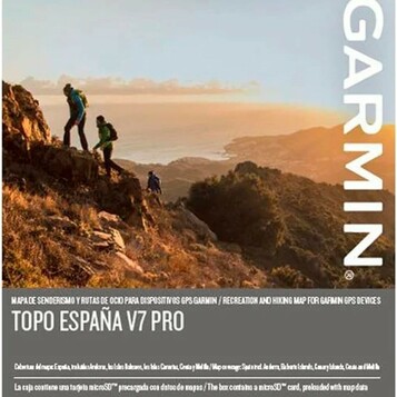 Karta microSD z mapą Garmin TOPO Spain v7 Pro (stan nowy)