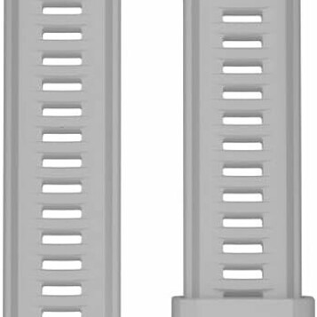 Garmin Pasek wymienny 22 mm silikonowy – jasnoszary, elementy ze stali