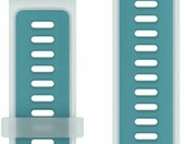 Garmin Pasek QuickFit 22 mm – biały kamień/turkusowy, srebrny osprzęt – zdjęcie 2