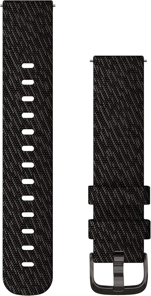 Garmin Quick Release 20 mm – pasek nylonowy, czarny pieprz, osprzęt łupkowy
