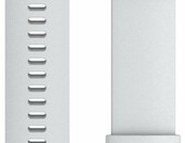 Garmin Quick Release 20 mm – pasek silikonowy, biały, srebrny osprzęt – zdjęcie 2