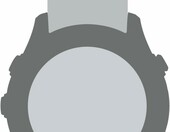 Garmin Quick Release 20 mm – pasek silikonowy, biały, srebrny osprzęt – zdjęcie 3
