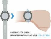 Garmin Approach S12 - zamienny pasek do zegarka, biały – zdjęcie 4