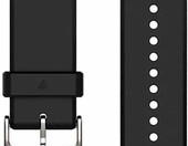 Garmin QuickFit 22 - zapasowy pasek silikonowy, czarno-srebrny – zdjęcie 1