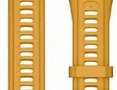 Garmin Instinct 3 - silikonowy pasek 26 mm, pomarańczowy Sunburst – zdjęcie 1