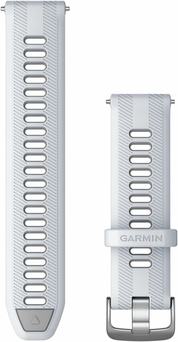 Garmin Forerunner 965 – zamienny pasek do zegarka 22 mm, biały kamień