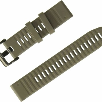 Garmin QuickFit 22 mm – silikonowy pasek do zegarka, ciemny piaskowiec