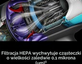Dyson Gen5detect – odkurzacz bezprzewodowy z filtrem HEPA, fioletowy – zdjęcie 3