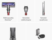 Dyson V8 Origin – odkurzacz bezprzewodowy pionowy, srebrny – zdjęcie 4