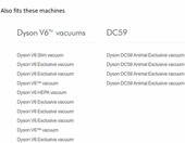 Dyson DC59 – zespół serwisowy silnika, część zamienna – zdjęcie 2